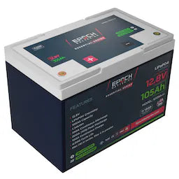 (Pre-order, arriving soon) 12v 105 AH Group 24 Heated & Bluetooth LiFePO4 Battery
