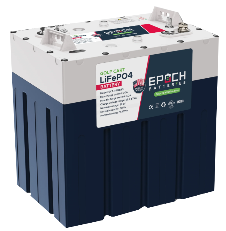 48v Epoch Gc2 Golf Cart LifePo Lithium Battery