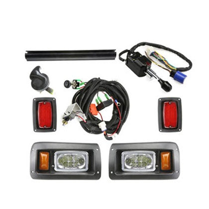 Club Car DS Light Kit for 1993-UP Golf Cart Factory style I OEM Basic  Headlight & Taillight Kit with wires