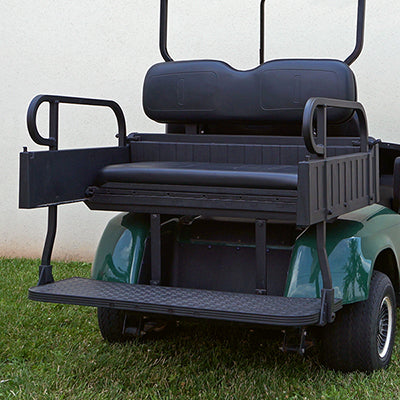 SEAT-911Black  - RHOX Rhino Seat Box Kit, Black,  E-Z-GO TXT 96+ SEAT-911BLK