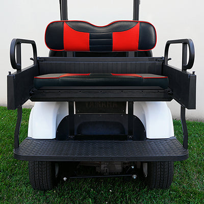 SEAT-951BR-R - RHOX Rhino Seat Box Kit, Rally Black/Red, Yamaha Drive SEAT-951BR-R