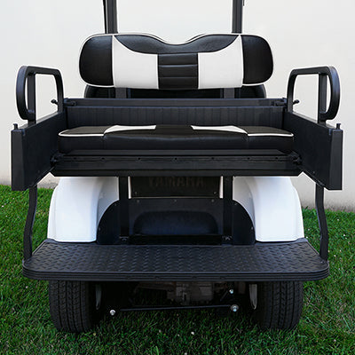 SEAT-951BW-R - RHOX Rhino Seat Box Kit, Rally Black/White, Yamaha Drive SEAT-951BW-R