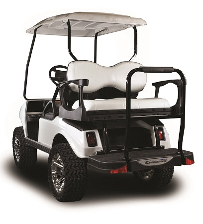 MadJax Genesis 300 with Deluxe White Aluminum Rear Flip Seat - Club Car DS 01-042-201D