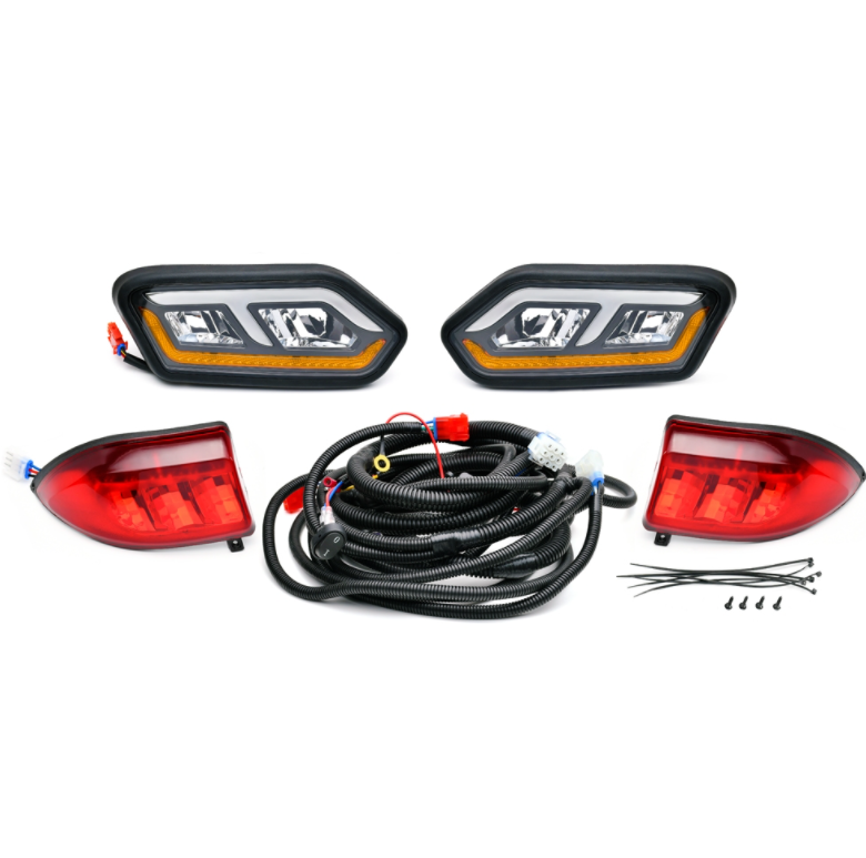 GTW Club Car Tempo LED Head Light & Tail Light Kit 2018+