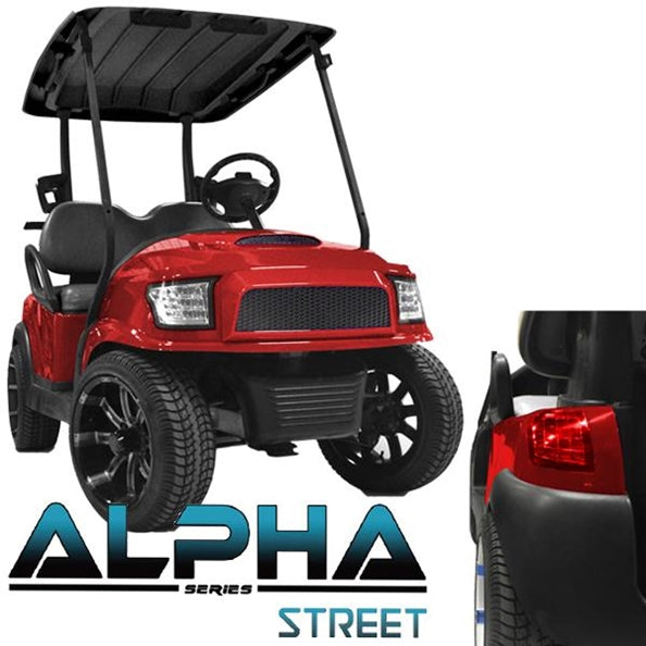 Club Car Precedent ALPHA Street Body Kit in Red (Years 2004-Up) 05-026KS