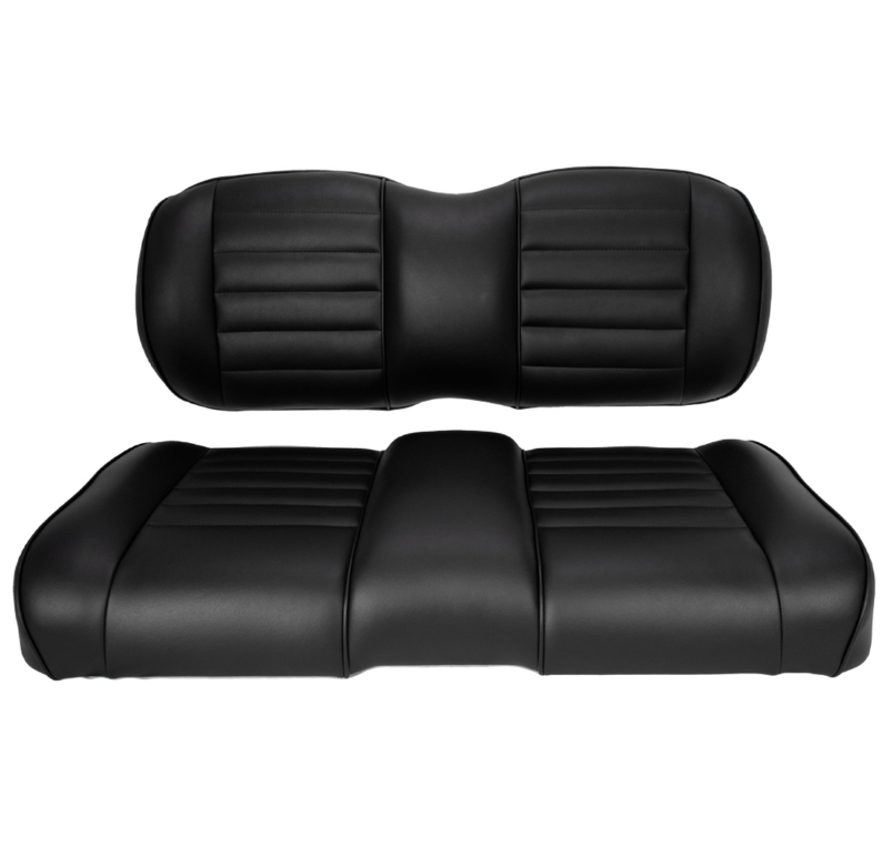E-Z-GO RXV Premium OEM Style Front Replacement Black Seat Assemblies 10-504-BK01