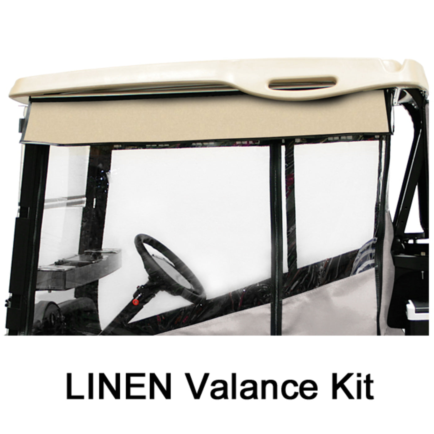RedDot 2 Passenger Chameleon Linen Valance Kit - Club Car