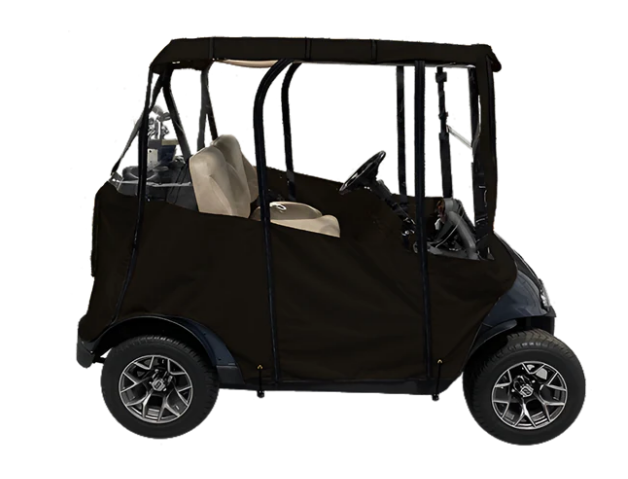 Premium 4 Sided Over The Top Portable Drivable Golf Cart Cover