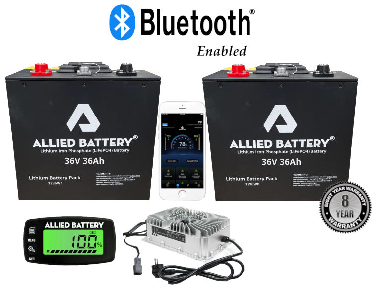 Allied Lithium Battery 36V "Drop In Ready" Package Includes Charger
