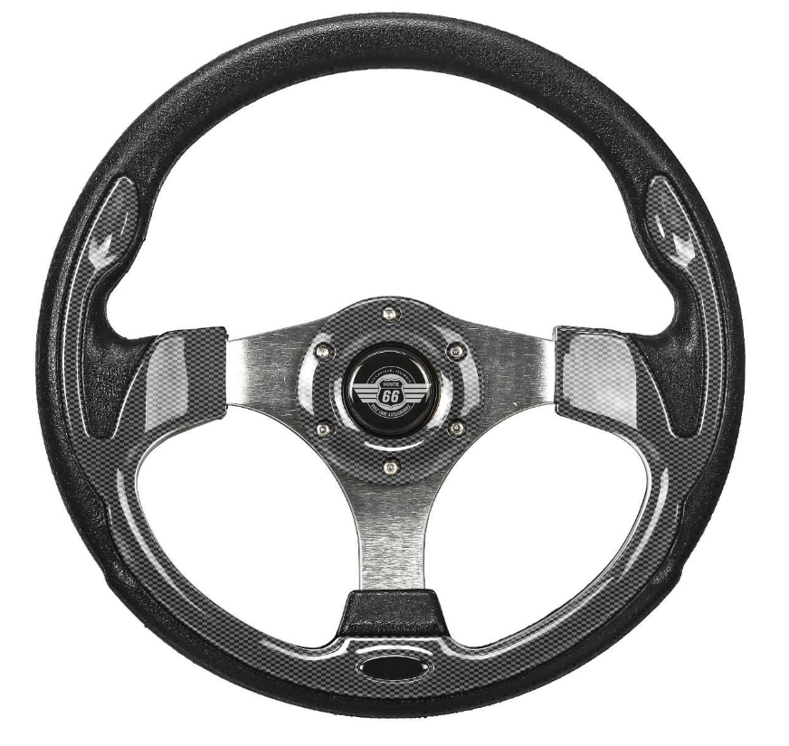 Route 66 12.5" Carbon Fiber Steering Wheel