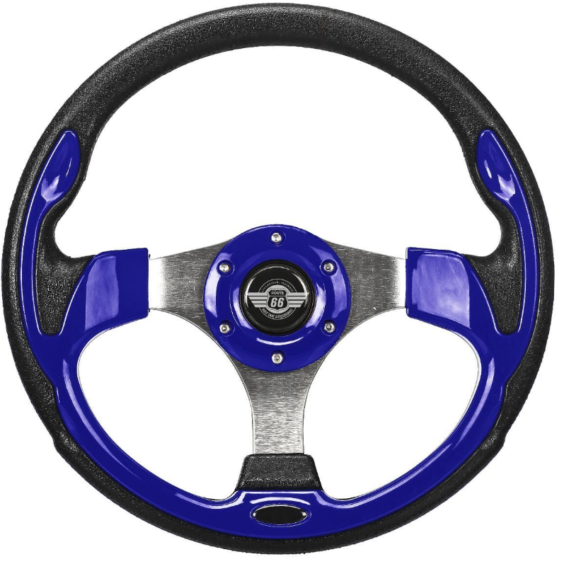 Route 66 12.5" Blue Steering Wheel