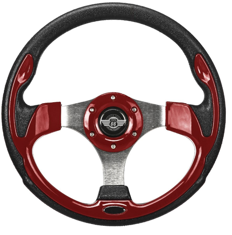 Route 66 12.5" Red Steering Wheel