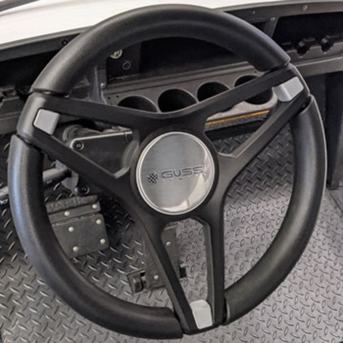 EZGO Gussi Molino Black Steering Wheel