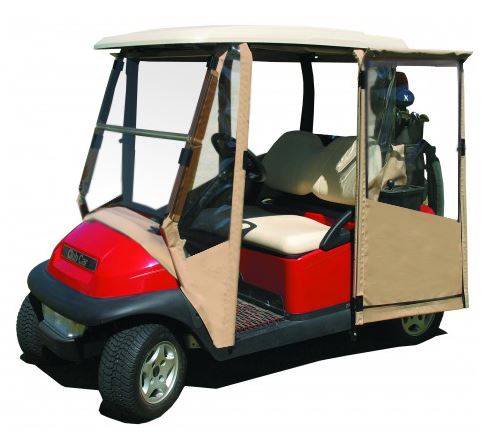 DoorWorks 2 Passenger Hinged Door Golf Cart Cover Enclosures - Vinyl