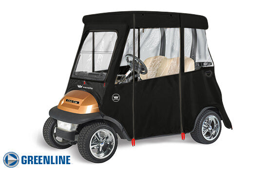 2 Passenger Universal Drivable Golf Cart Enclosure
