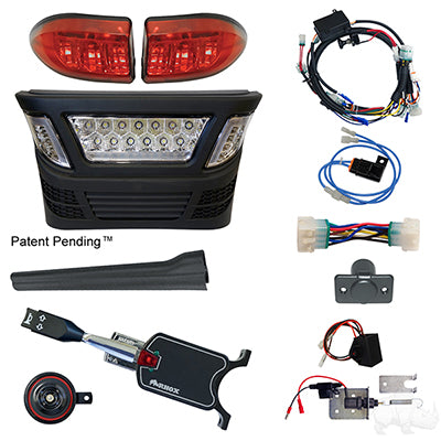 LGT-340LT2B4 - BYO LED Light Bar Kit,  Club Car Precedent, Gas 04+ & Electric 04-08.5, 12-48V, (Standard, Linkage) LGT-340LT2B4