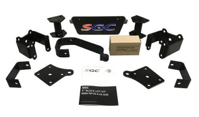 SGC 5" Block Lift Kit For EZGO TXT PDS 2001.5-2013 Electric Golf Cart
