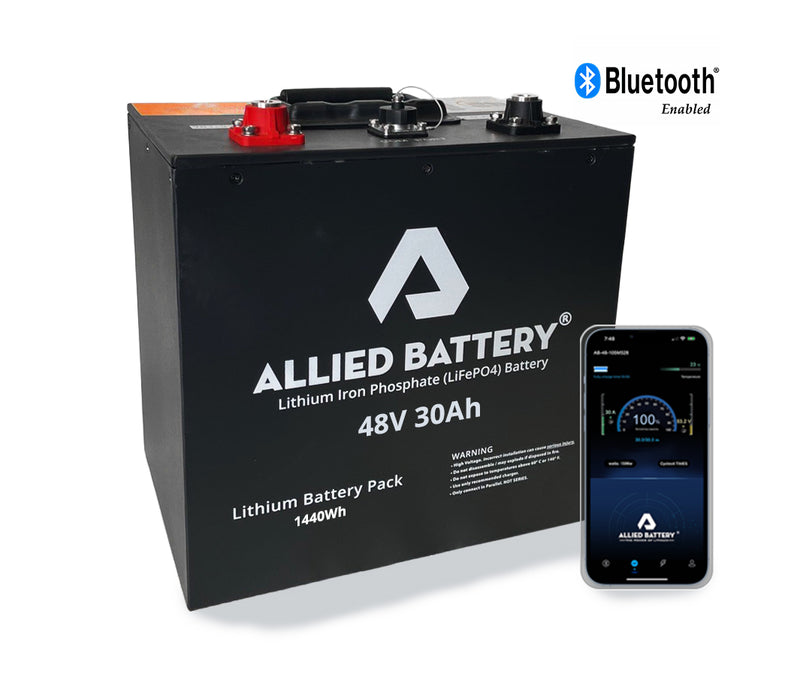 Allied Lithium Battery 72v Drop in Ready Package With Bluetooth Includes Charger