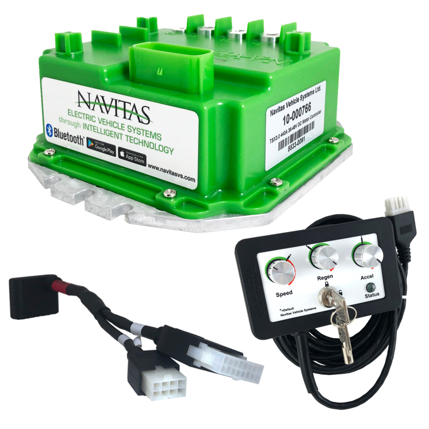 EZGO TXT 48 Volt Navitas 600 Amp TSX3 Controller Kit With On The Fly Programmer