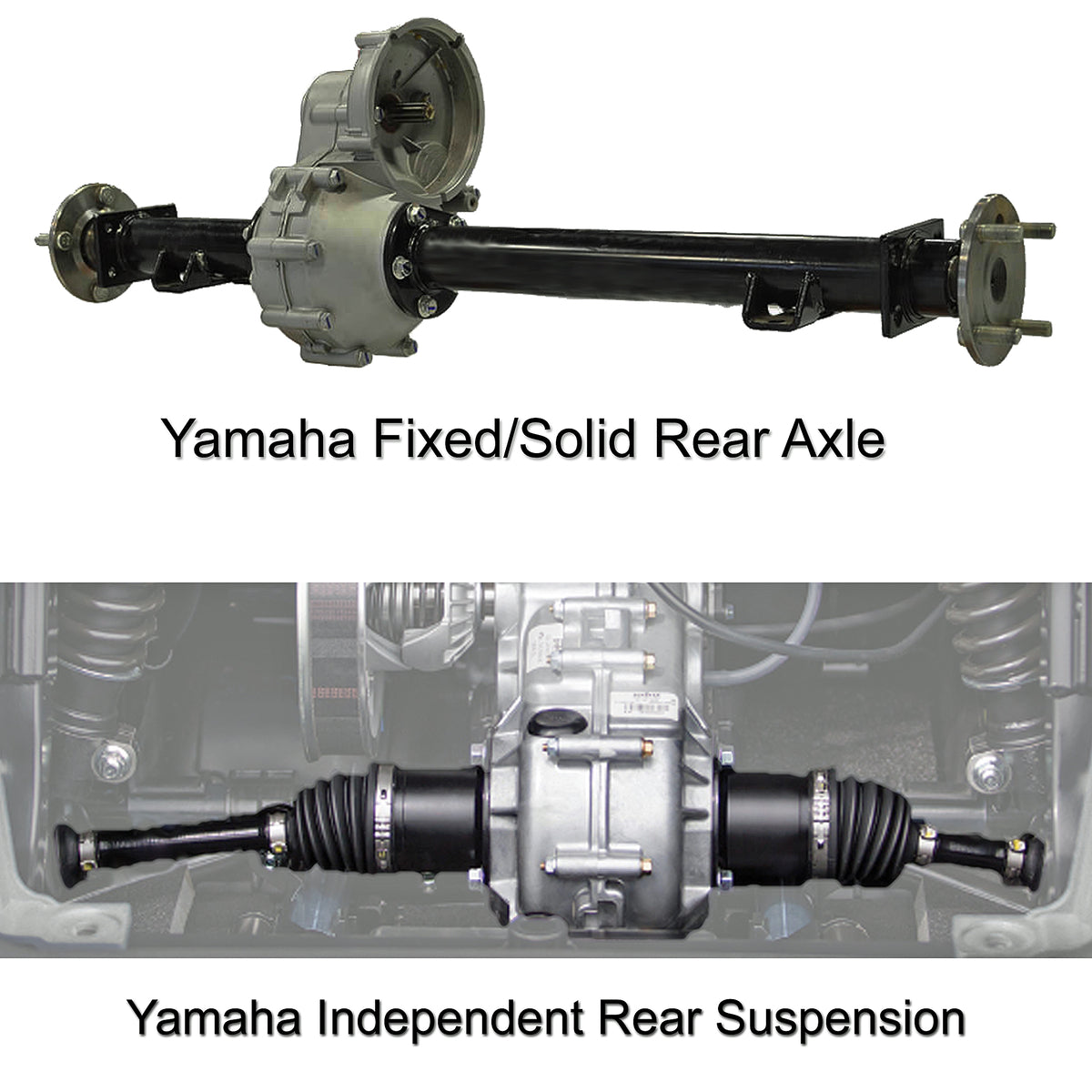 4” GTW Double A-Arm Lift Kit for Yamaha G29/Drive & Drive2 with Solid/Fixed Rear Axle