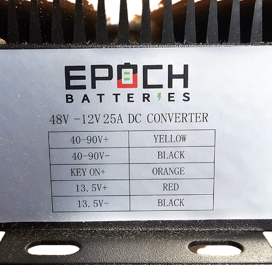 Epoch Voltage Reducer 48v-12v