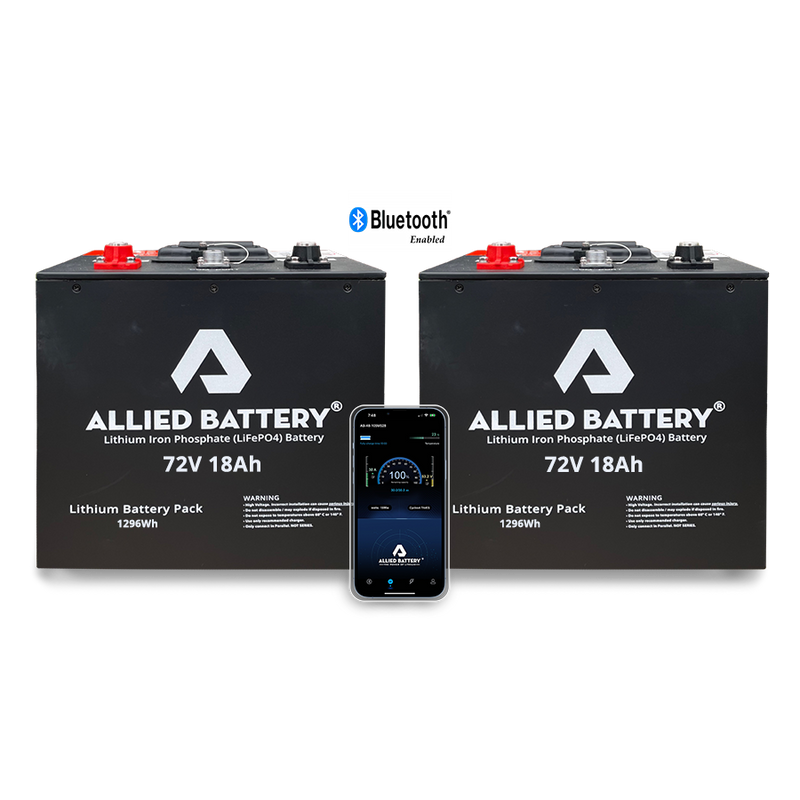Allied Lithium Battery 72v Drop in Ready Package With Bluetooth Includes Charger