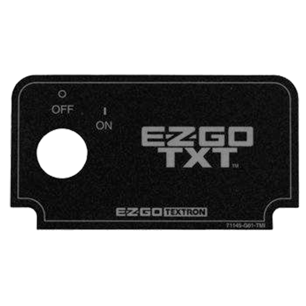 EZGO TXT Key Switch Decal KSD100