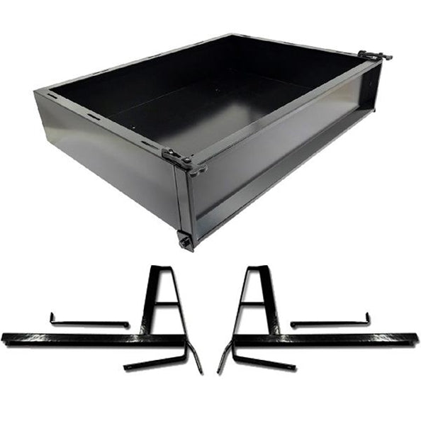 GTW Black Steel Cargo Box Kit For Club Car DS (Years 2000-Up) 04-047