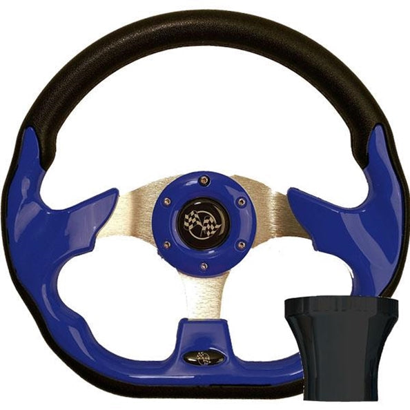 Club Car Precedent Blue Racer Steering Wheel Kit 06-095
