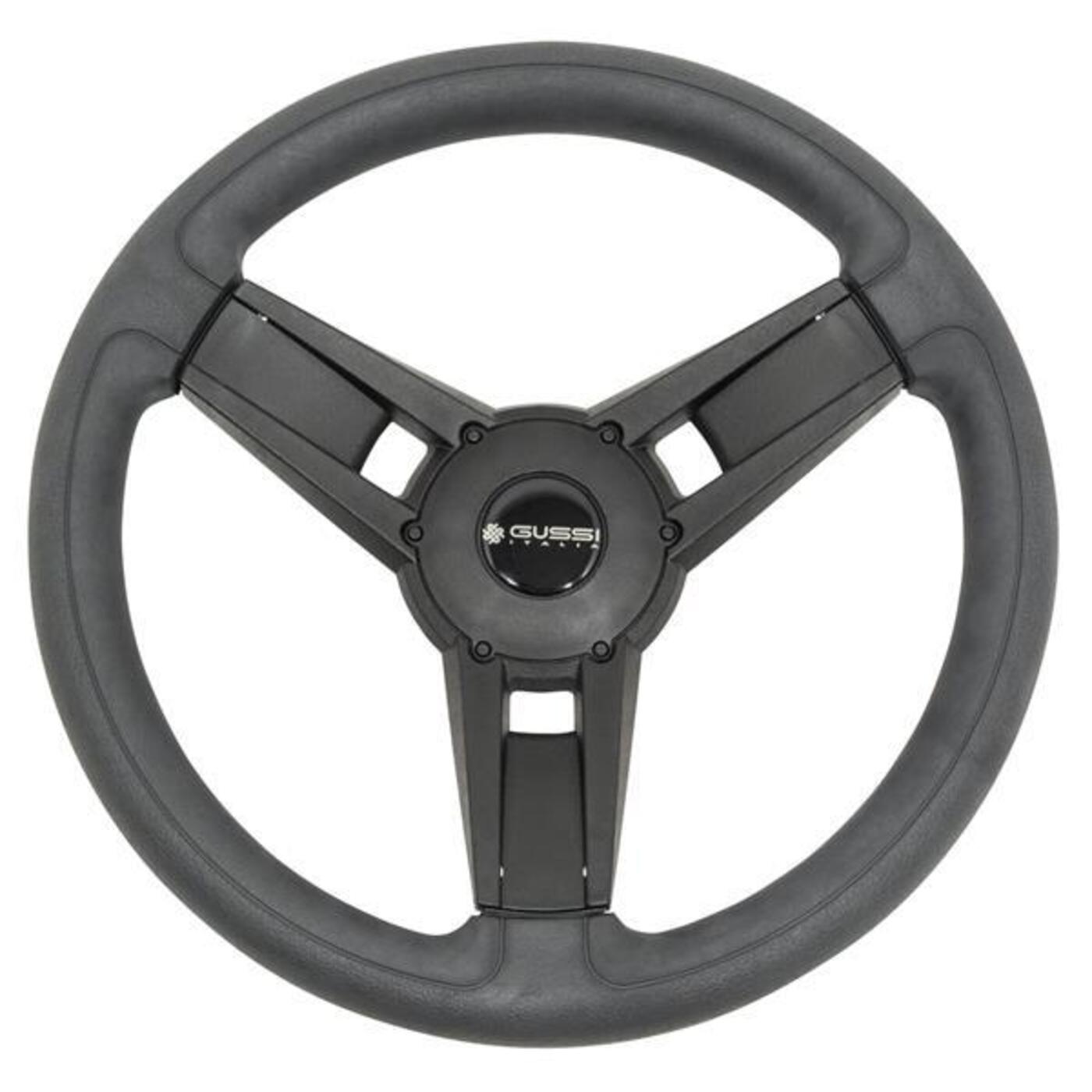 Gussi Italia Giazza Black Steering Wheel For All Club Car Precedent Models 06-125