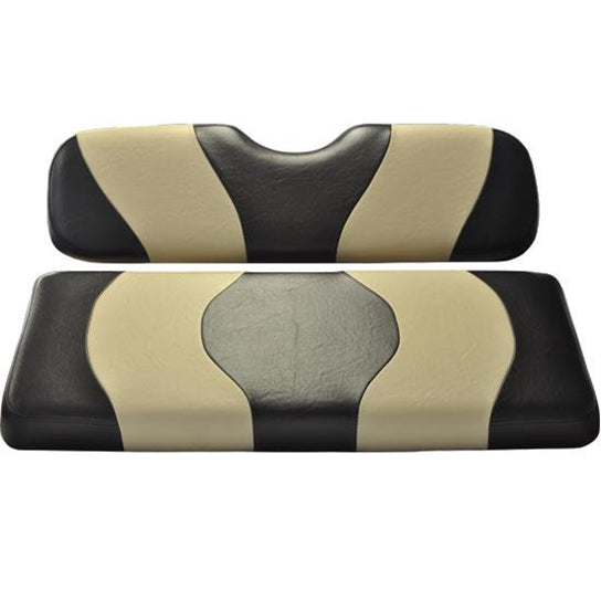 MadJax Wave Black/Tan Two-Tone Genesis 150 Rear Seat Cushions 10-049P