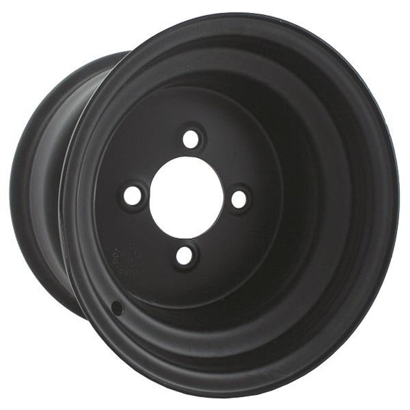 10X7 Black Steel Wheel 3:4 OffSet