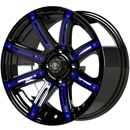 MadJax Blue Wheel Inserts for 14x7 Illusion Wheel 19-070-BLU