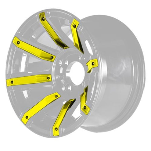 MadJax Yellow Wheel Inserts for 14x7 Avenger Wheel 19-083-YEL