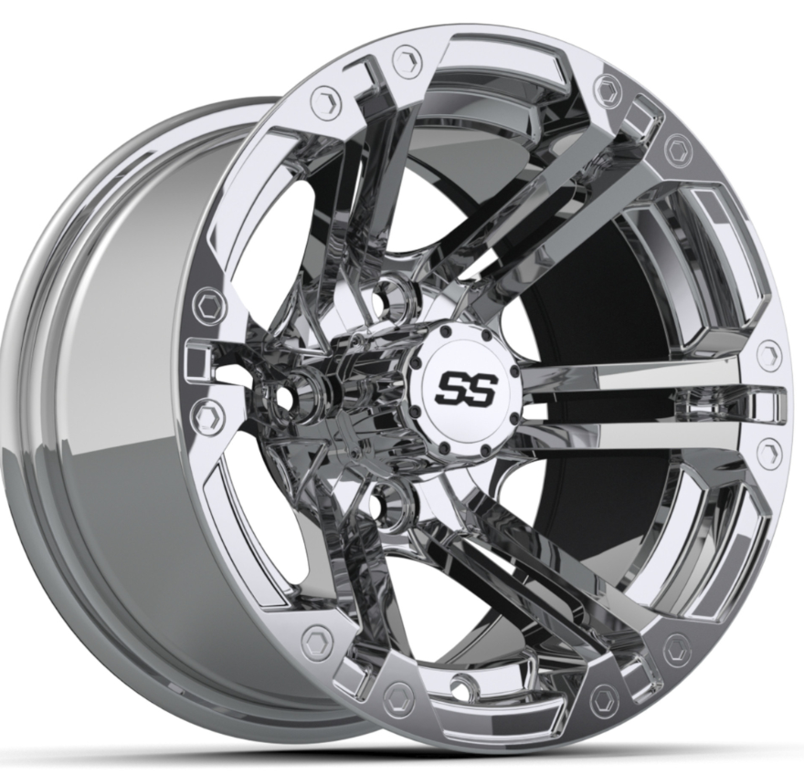 GTW Specter 12" Chrome Wheel 3:4 Offset 19-189