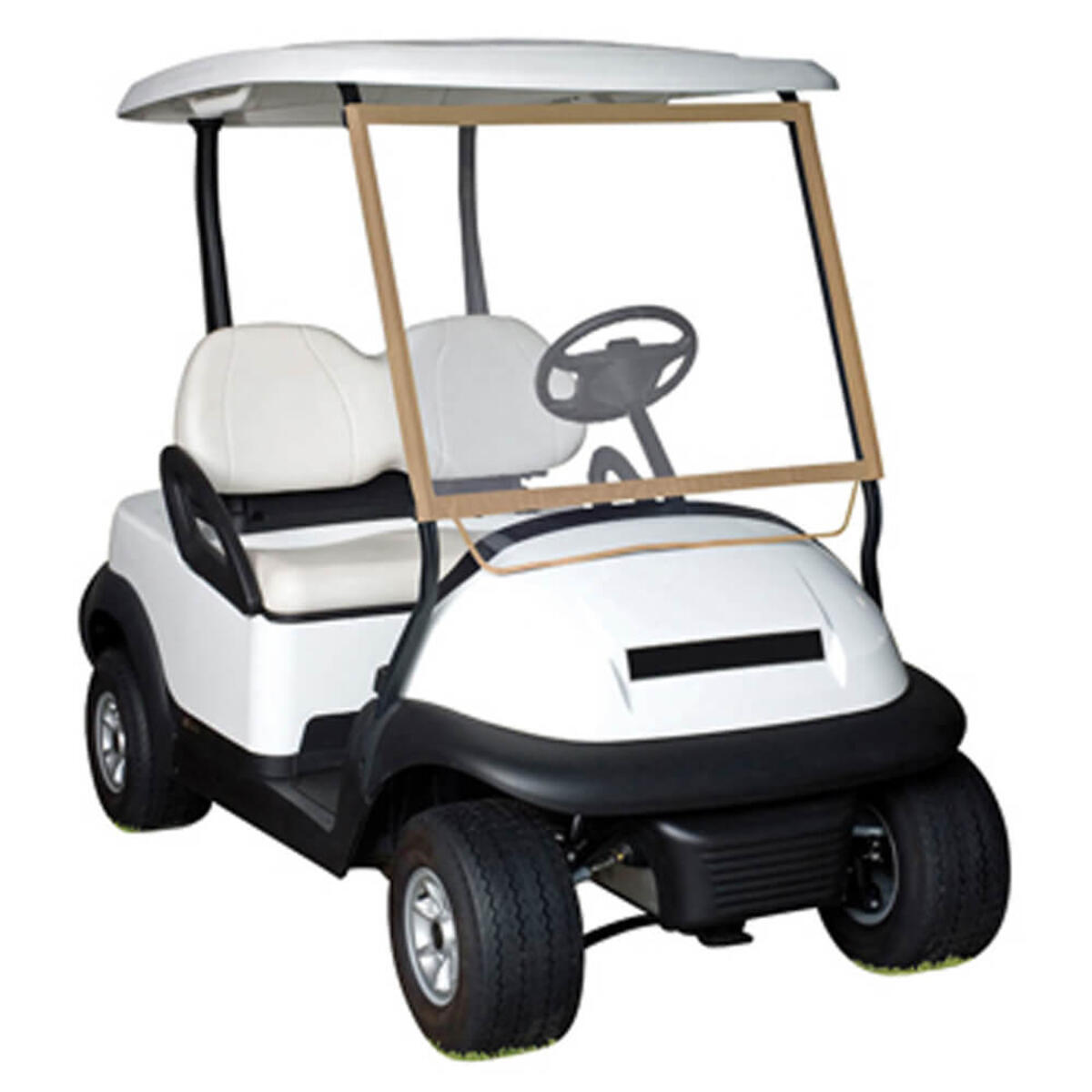 Classic Accessories Deluxe Portable Golf Cart Windshield Universal Fit
