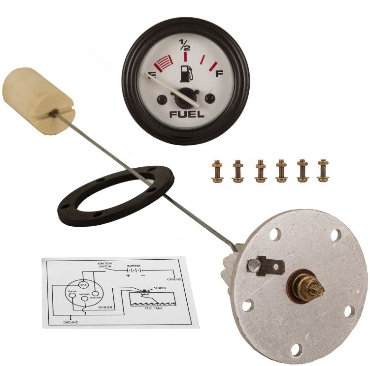 Reliance Fuel Sender and Meter Kit (White) 25-139