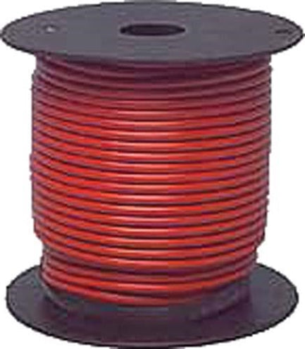 100' Spool Red 16 Gauge Wire