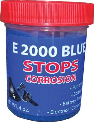 E2000 Blue Anti-Corrosion Gel - 4 Oz. Jar With Brush