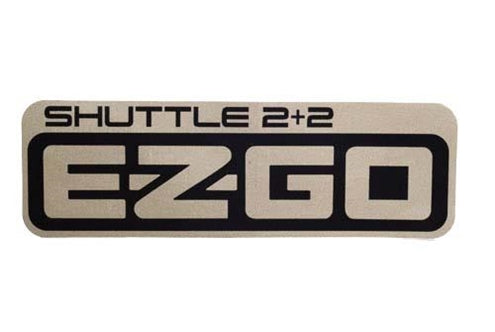 EZGO 2 + 2 Shuttle Decal 1996-2005