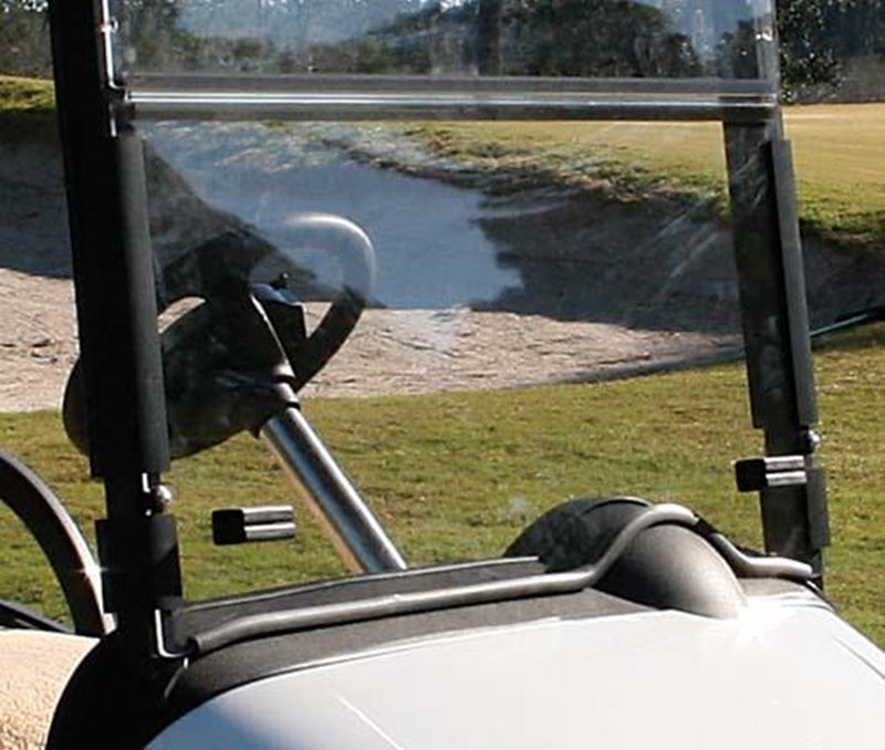 Tinted EZGO RXV Folding Windshield With Trim 1/4 Thick Acrylic 2008 up