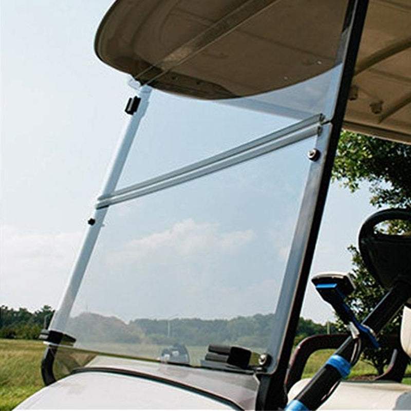 Clear EZGO TXT Bolt Impact-Resistant Folding Windshield 1994 to 2013
