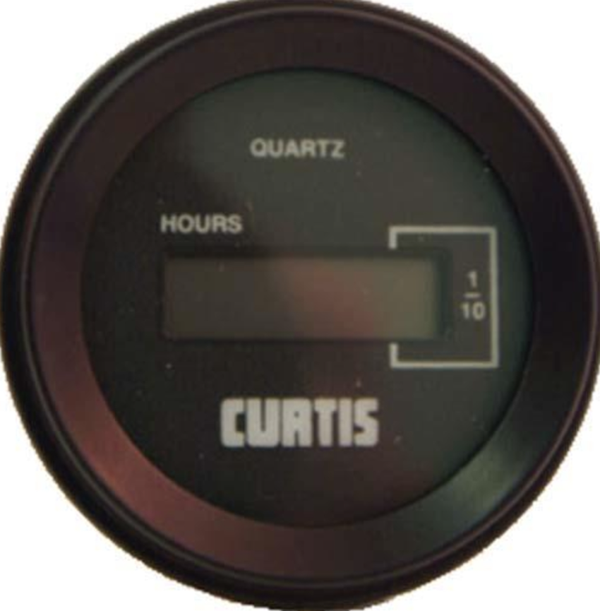 Curtis 12"48 Volt Round Hour Meter Universal Fit