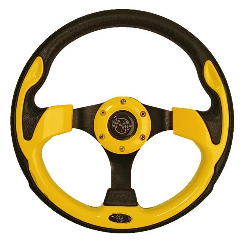 Yellow Rally Steering Wheel