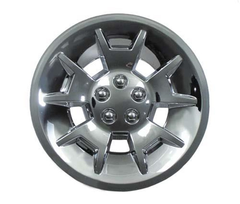 10 Silver MeTallic Demon Wheel Cover