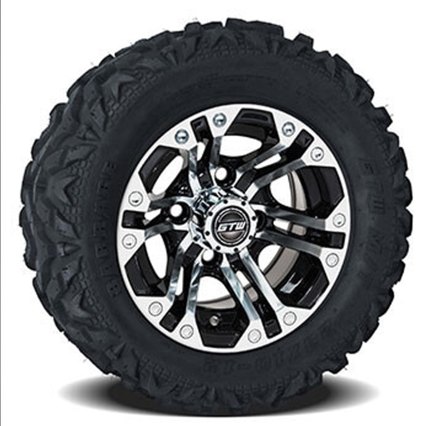 10" GTW Specter Wheels with Barrage Mud Tires - Set of 4 A19-147