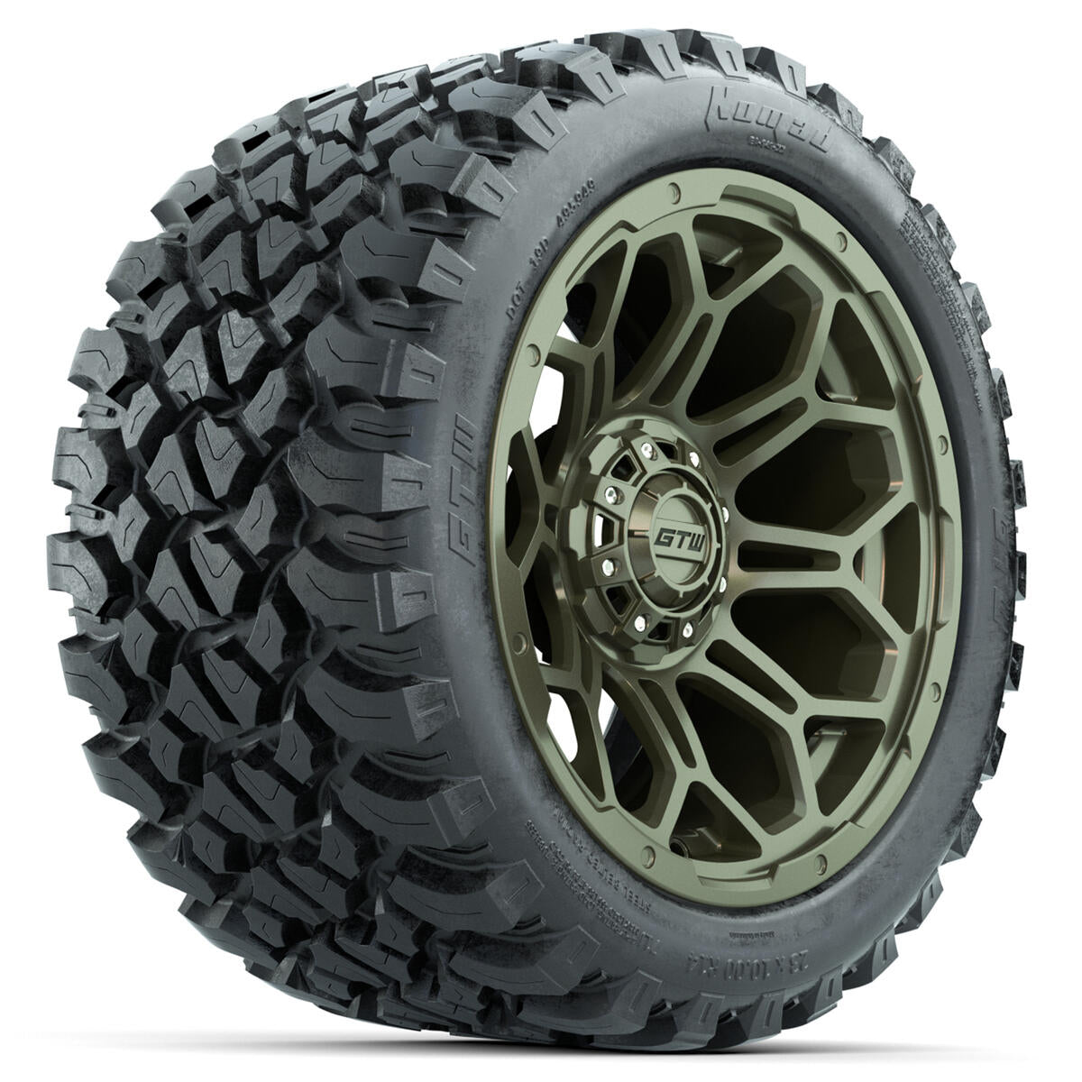 Set of 4 14"in GTW Bravo Wheels with 23x10-14"GTW Nomad All-Terrain Tires A19-696