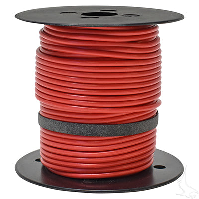 A Club Car -0110 - Primary Wire 100', Red 16 Gauge ACC-0110