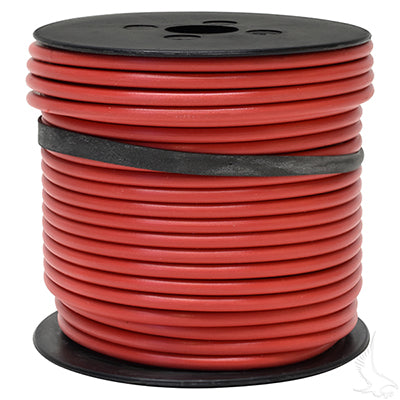 A Club Car -0114 - Primary Wire 100', Red, 12 Gauge ACC-0114