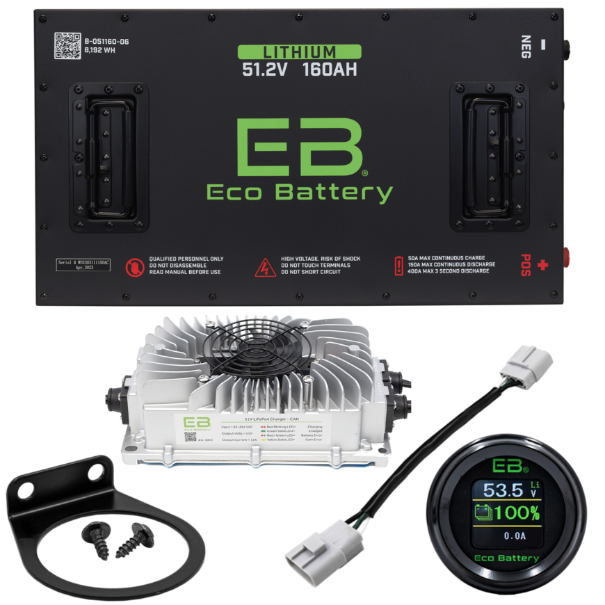 Eco Lithium Battery Complete Bundle for Advanced EV 51.2V 160Ah B-3355